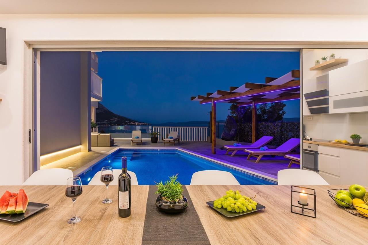 Villa Matan - Only 200M From The Sandy Beaches, Private 28M2 Pool أوميس المظهر الخارجي الصورة
